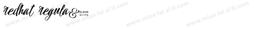 redhat regula字体转换